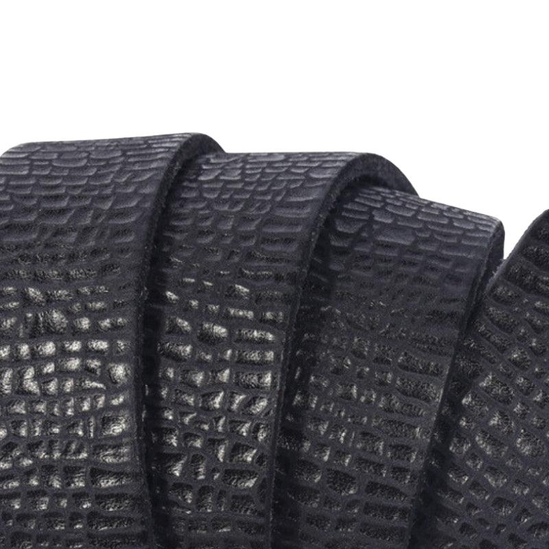 Belt Leather Texture Leather Craquele For Men Model Jamy by Zictor