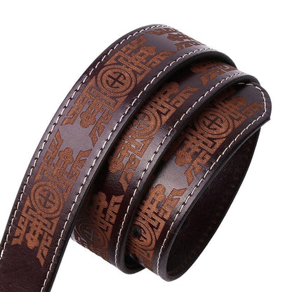 Belt Leather Gravee Western For Women Ou Men Model Blaise by Zictor