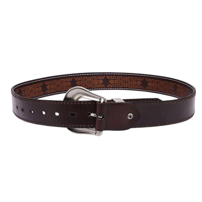 Belt Leather Gravee Western For Women Ou Men Model Blaise by Zictor