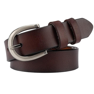 Belt With Aged Finish For Women - Model Arielle