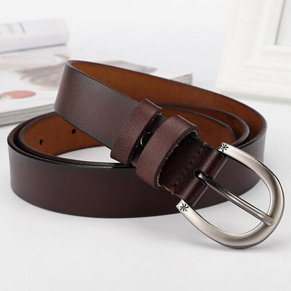 Belt Leather Effet Vieilli For Women Model Arielle by Zictor