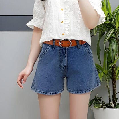 Belt Leather For Women TO Buckle Retro Model Jackie by Zictor
