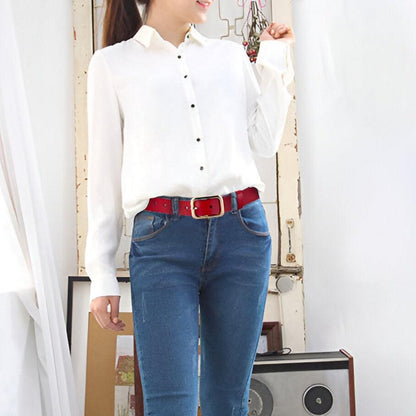 Belt Leather Lisse For Women TO Buckle Single Model Keely by Zictor