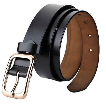 Belt Leather Lisse For Women TO Buckle Single Model Keely by Zictor