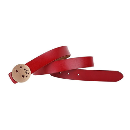 Belt Leather Buckle Clip Etoiles For Women Model Ruby by Zictor