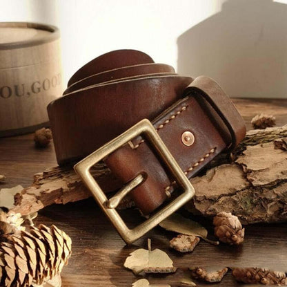 Belt in leather, model Eka - Zictor