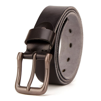 Belt in leather pleine fleure, soft and confortable, for men, model Paxton - Zictor