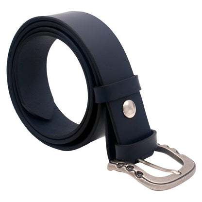 Belt in leather pleine fleure, tAndiege végétal, for men, model Théo - Zictor