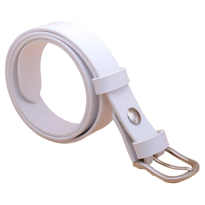 Belt in leather pleine fleure, tAndiege végétal, for men, model Niki - Zictor