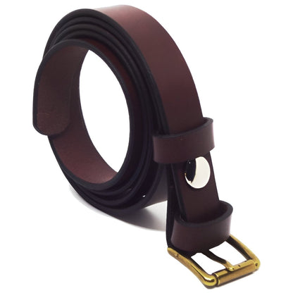 Belt in leather pleine fleure, tAndiege végétal, for women, model BChenna - Zictor