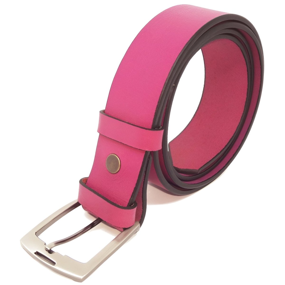 Belt in leather pleine fleure, tAndiege végétal, for women, model Marleiein - Zictor