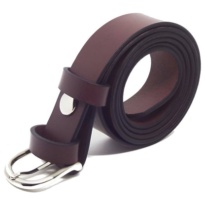 Belt in leather pleine fleure, tAndiege végétal, for women, model Zoé - Zictor