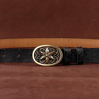 Belt Leather Style Boheme For Women Buckle Etoile Model Kelly by Zictor