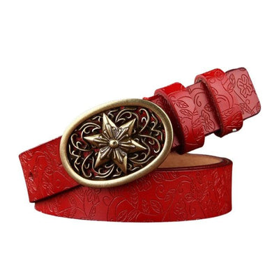 Boho Belt For Women With Star Buckle - Model Kelly