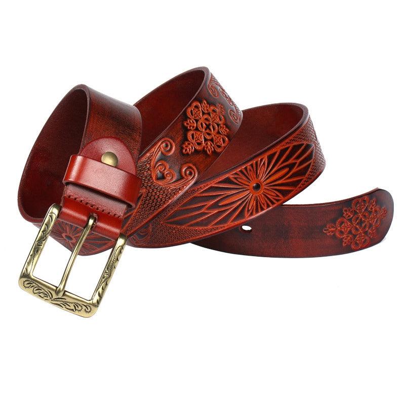 Belt TO Reliefs Motifs Ethniques For Women Ou Men Model Alaa by Zictor