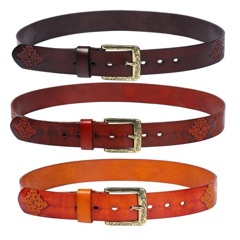 Belt TO Reliefs Motifs Ethniques For Women Ou Men Model Alaa by Zictor