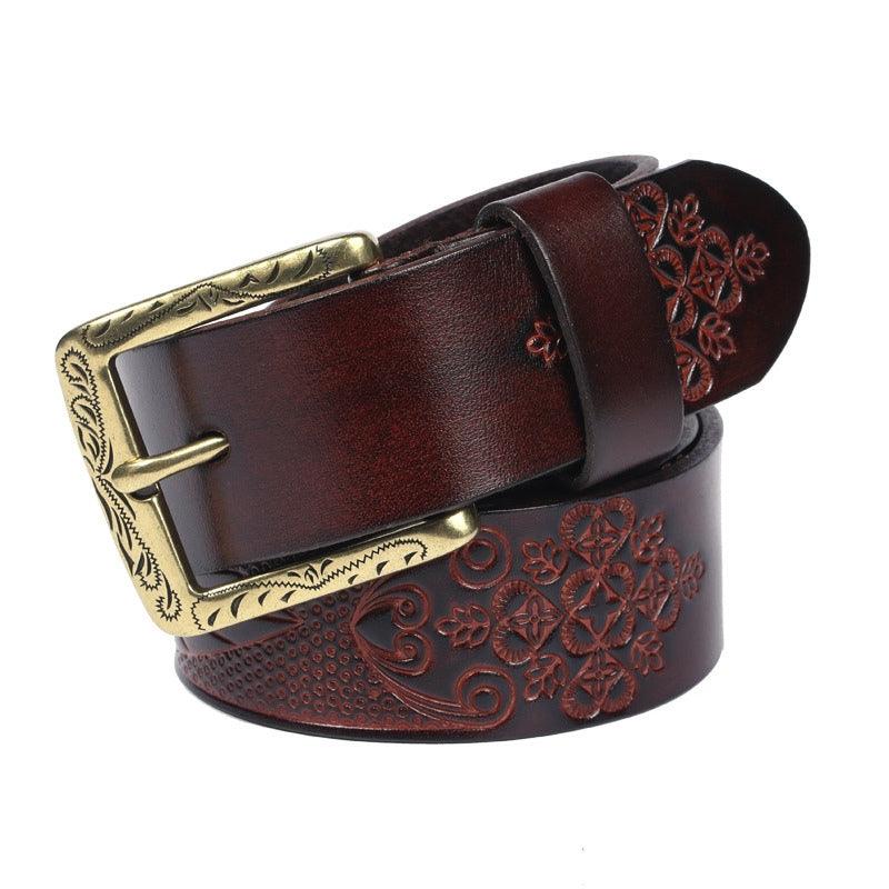 Belt TO Reliefs Motifs Ethniques For Women Ou Men Model Alaa by Zictor