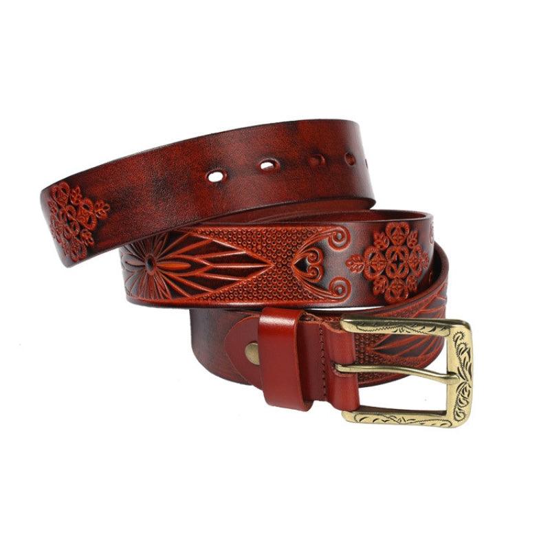 Belt TO Reliefs Motifs Ethniques For Women Ou Men Model Alaa by Zictor