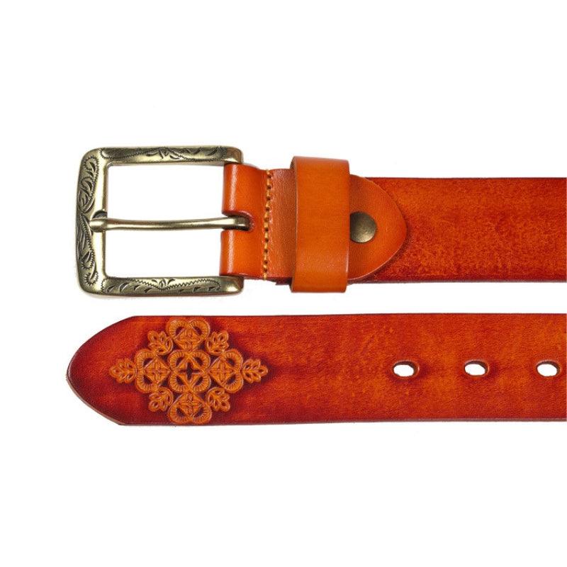 Belt TO Reliefs Motifs Ethniques For Women Ou Men Model Alaa by Zictor
