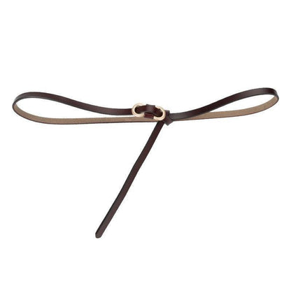 Belt in leather to nouer model CKendrixe - Zictor