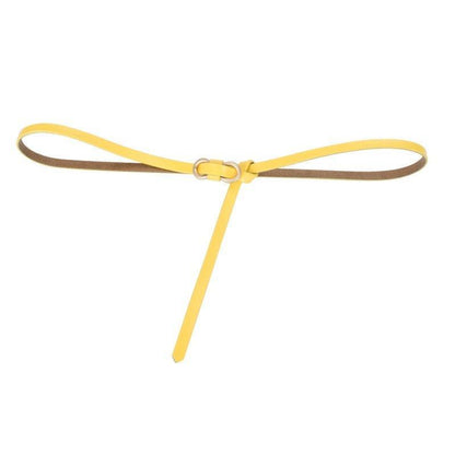 Belt in leather to nouer model CKendrixe - Zictor