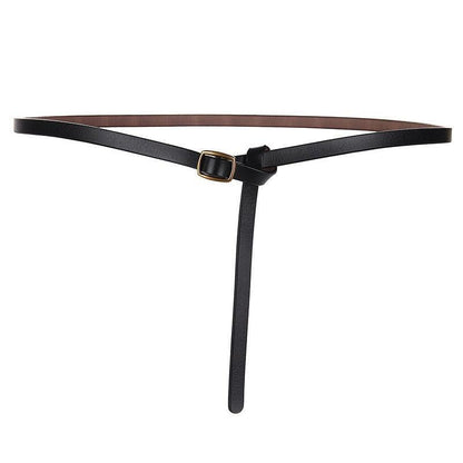 Belt in leather to nouer model Matis - Zictor