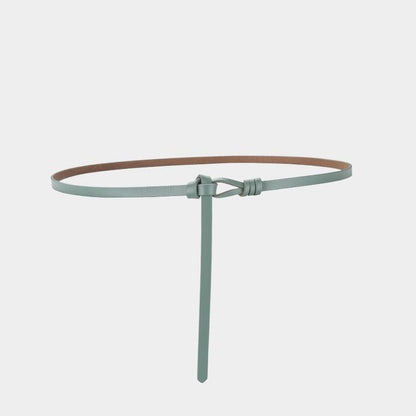 Belt in leather to nouer model Nile - Zictor