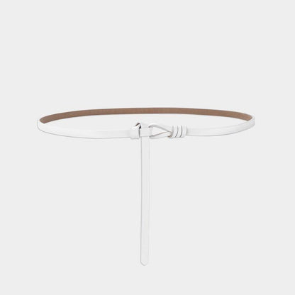 Belt in leather to nouer model Nile - Zictor