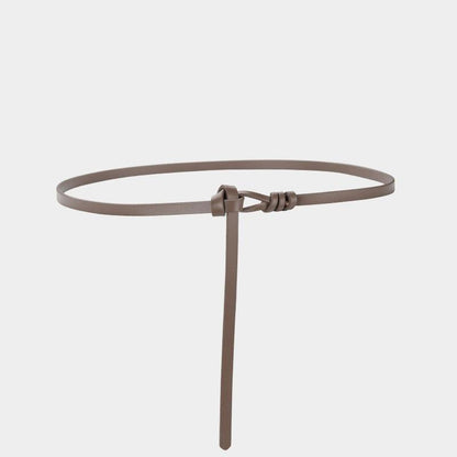 Belt in leather to nouer model Nile - Zictor