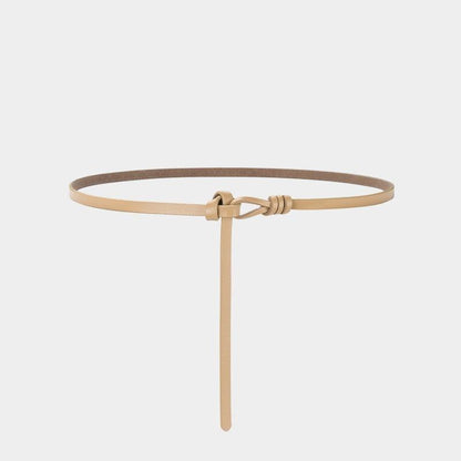 Belt in leather to nouer model Nile - Zictor