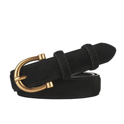 Suede Belt Simple And Chic - Model Hawk
