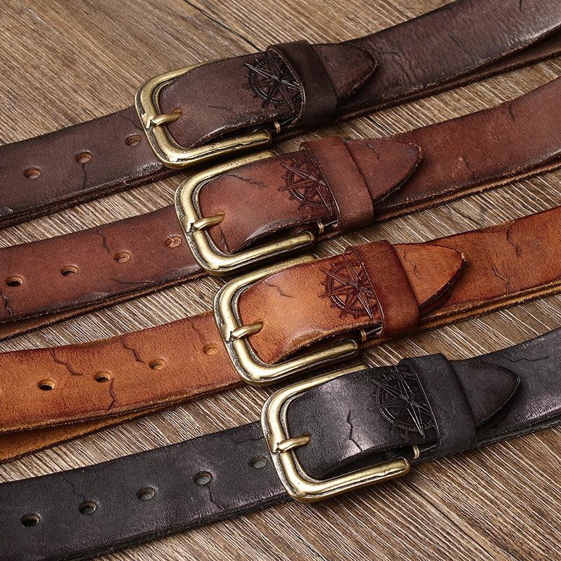 Belt Leather For Men Model Lou by Zictor