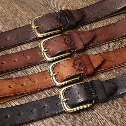 Belt Leather For Men Model Lou by Zictor