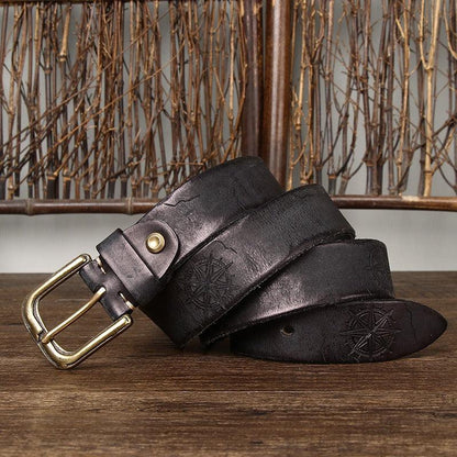Belt Leather For Men Model Lou by Zictor