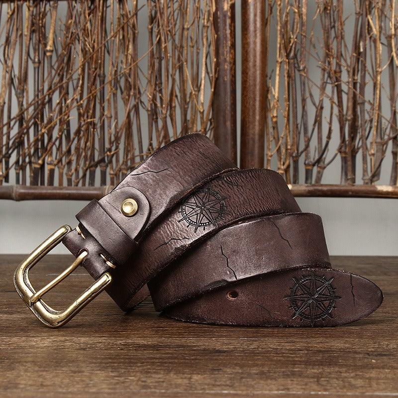 Belt Leather For Men Model Lou by Zictor