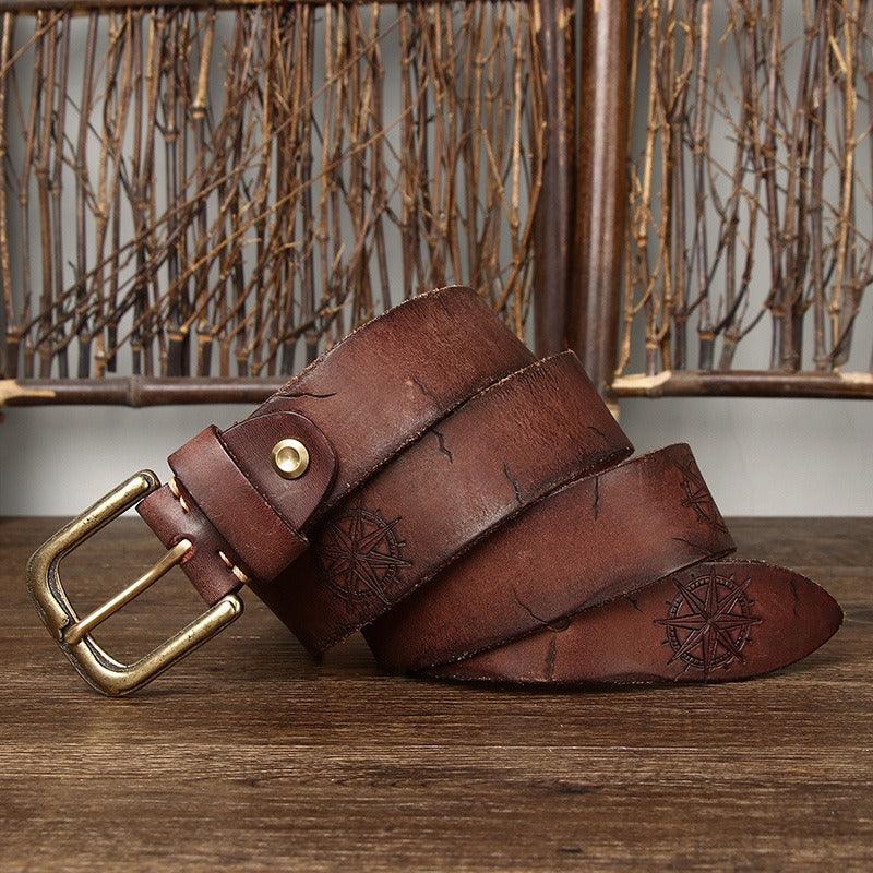 Belt Leather For Men Model Lou by Zictor
