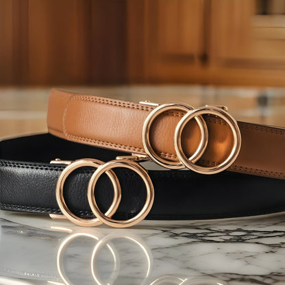 Belt intelligente and without trou, 600x plus précise, ajustement parfait to the size, conçue for the women, buckle automatic, model Haydenu by Zictor