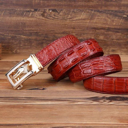 Belt Buckle Crocodile For Men Model Skylar by Zictor
