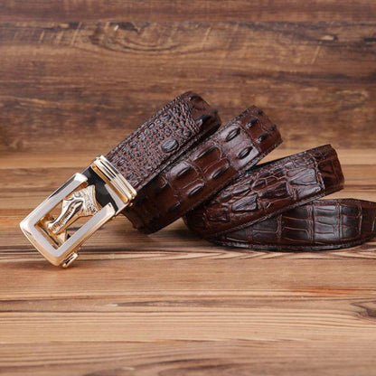 Belt Buckle Crocodile For Men Model Skylar by Zictor