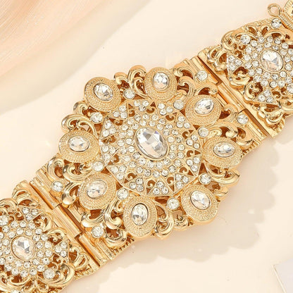 Belt Golden Incrustee Of Strass Model Ariely by Zictor
