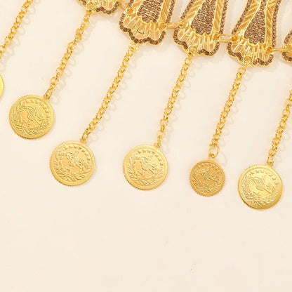 Belt Golden With Pendentifs And Medaillons Originaux Model Kaye by Zictor