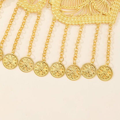 Belt Golden With Pendentifs And Representation Of Pieces Of Monnaie Model Jayme by Zictor