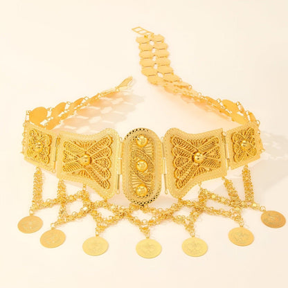 Belt Golden With Pendentifs Qui Sentrelacent Model Arley by Zictor