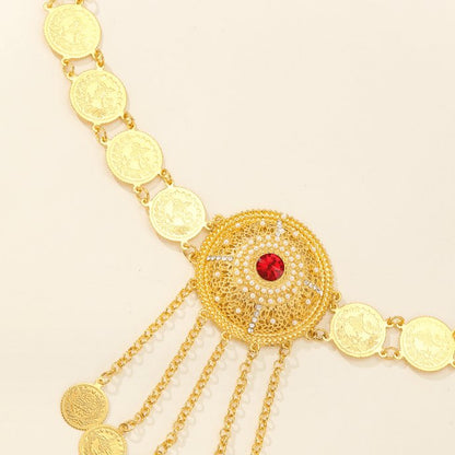 Belt TO Medaillons And Rubis Central Model Kyre by Zictor