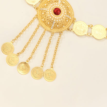 Belt TO Medaillons And Rubis Central Model Kyre by Zictor