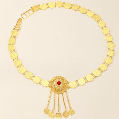 Belt TO Medaillons And Rubis Central Model Kyre by Zictor