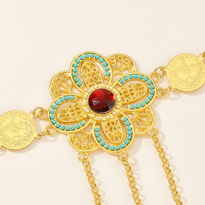 Belt TO Motif Rubis With Pendentifs Model Lindsey by Zictor