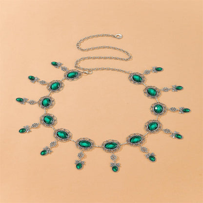 Belt TO Pendentifs Emeraudes Model Sam by Zictor