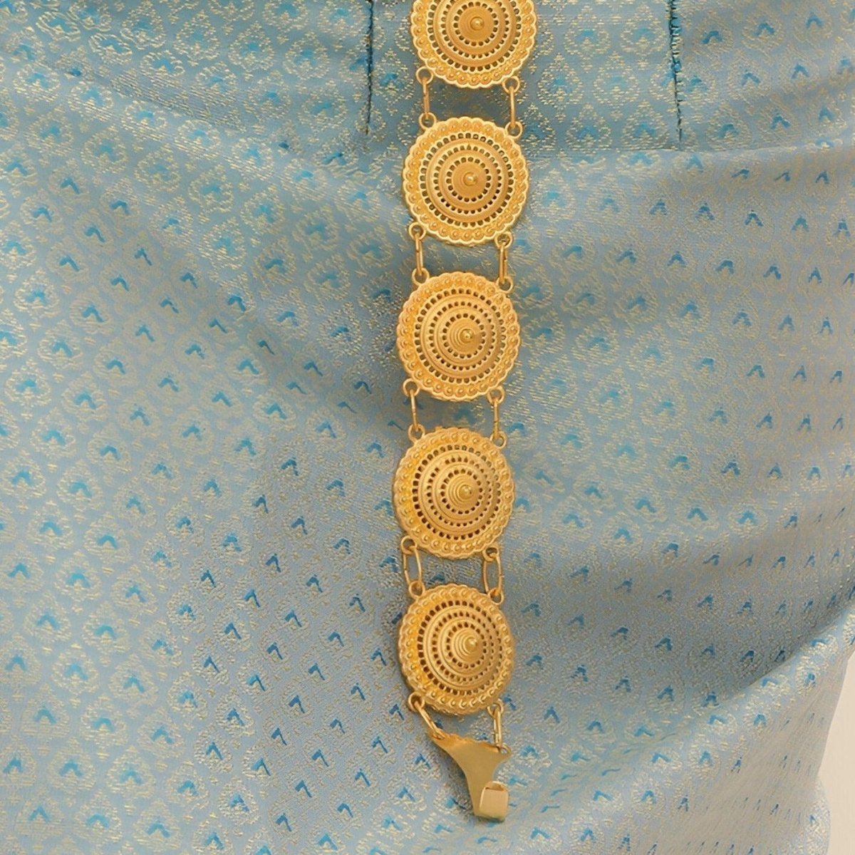Belt With Assemblage Danneaux Model Khari by Zictor