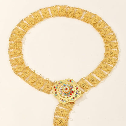 Belt With Bijou Central Multicolore TO Apparence Florale Model Reid by Zictor